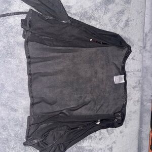 Wild Fable Black Sheer Top